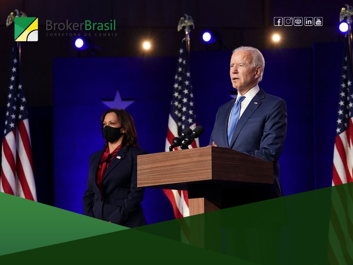 COM BIDEN PERTO DE VITÓRIA E SINAIS POSITIVOS SOBRE REFORMA, DÓLAR DERRETE A R$ 5,39