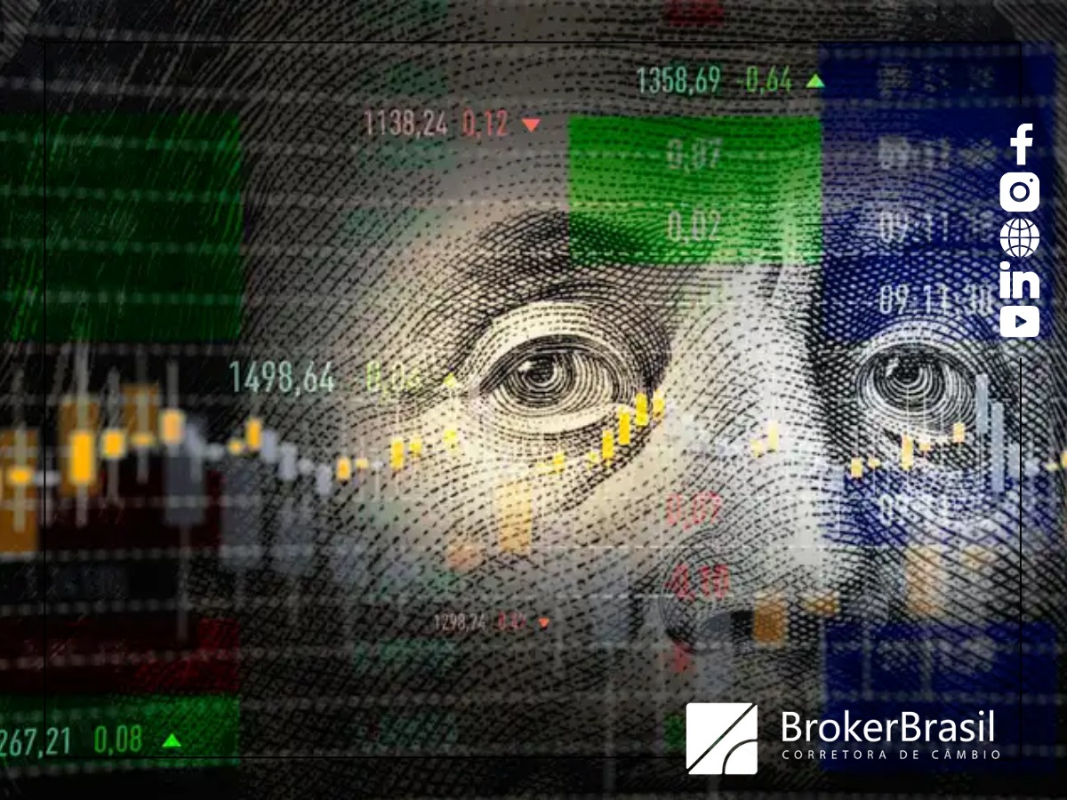 DÓLAR E JUROS CAEM COM BC BRASILEIRO, ENQUANTO ATA DO FED É APENAS MONITORADA