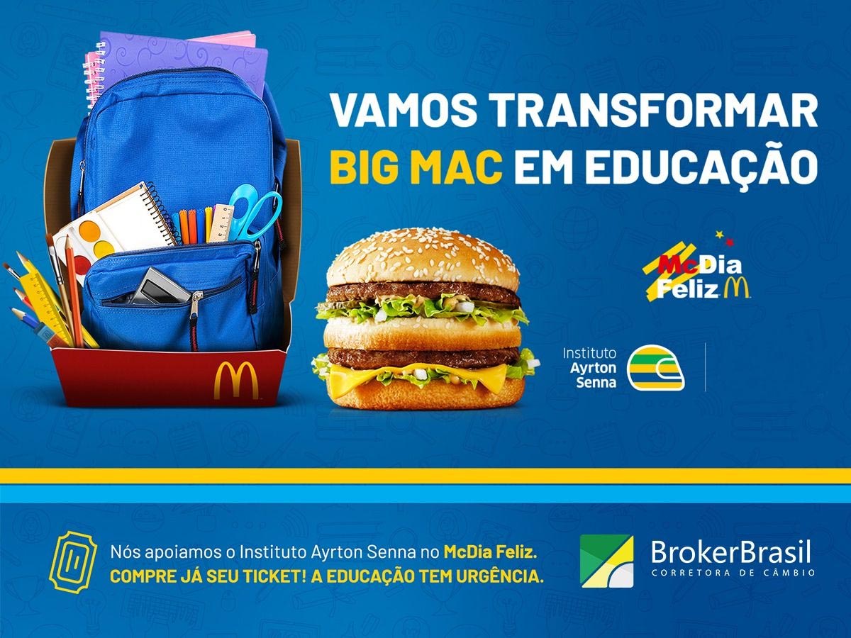 Vamos transformar BigMac em Educação