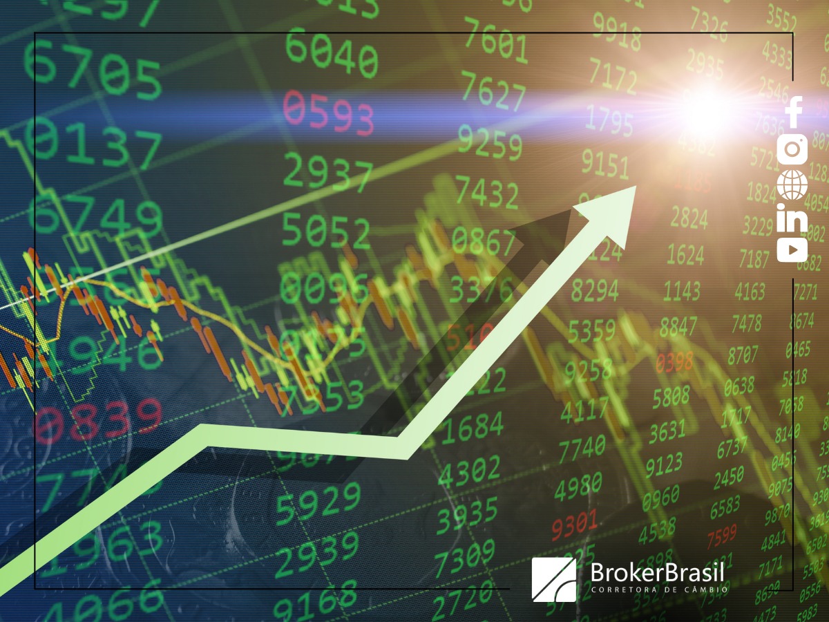 BOLSA SOBE 14% E DÓLAR CAI 15% NO 1º TRI COM COMMODITIES E TETO PARA JUROS