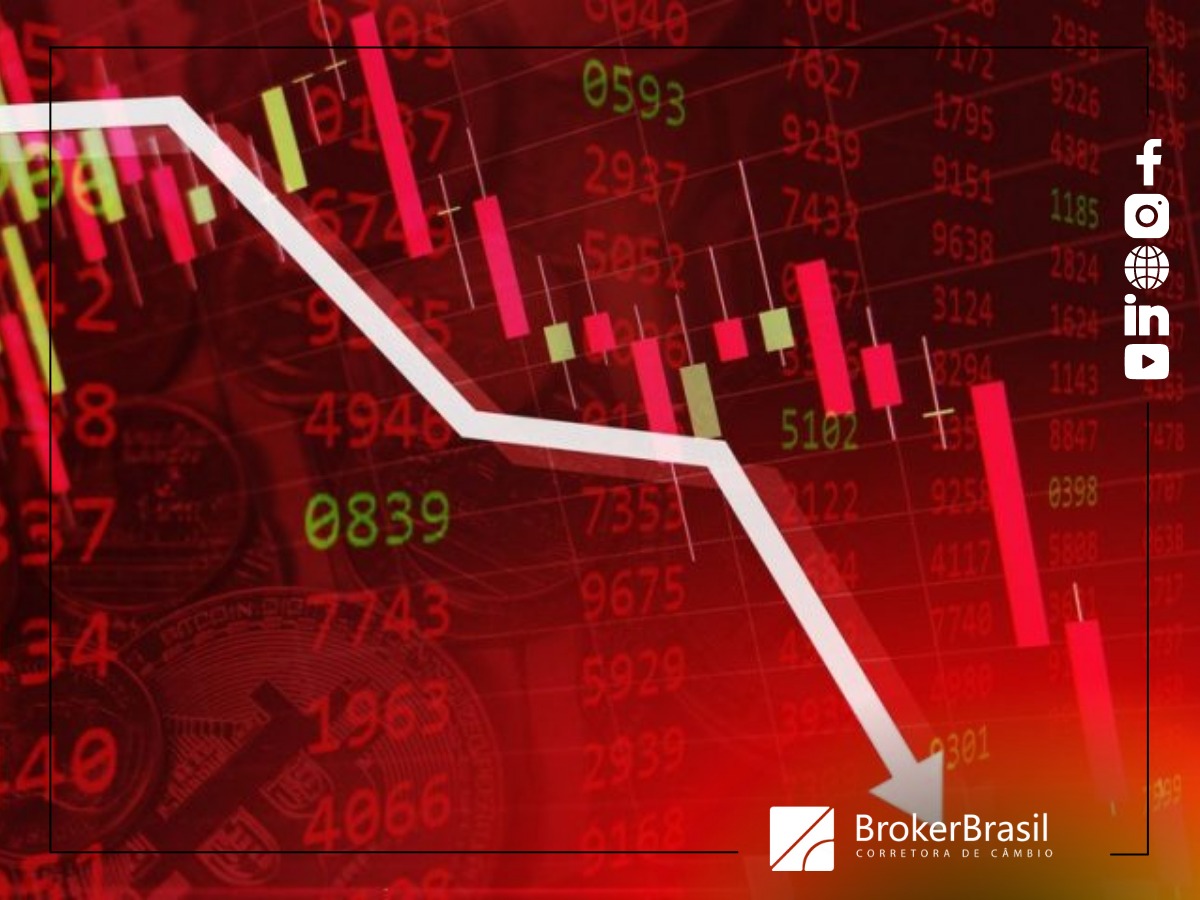 BOLSAS TOMBAM E DÓLAR DISPARA COM FED E CHINA, ENQUANTO JURO CAI COM TREASURIES